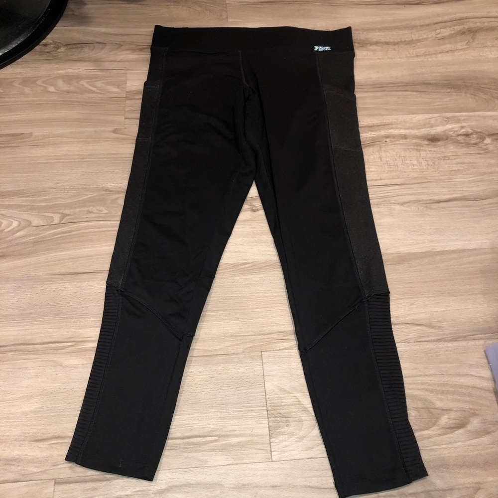 PINK Ultimate mesh/sparkle legging